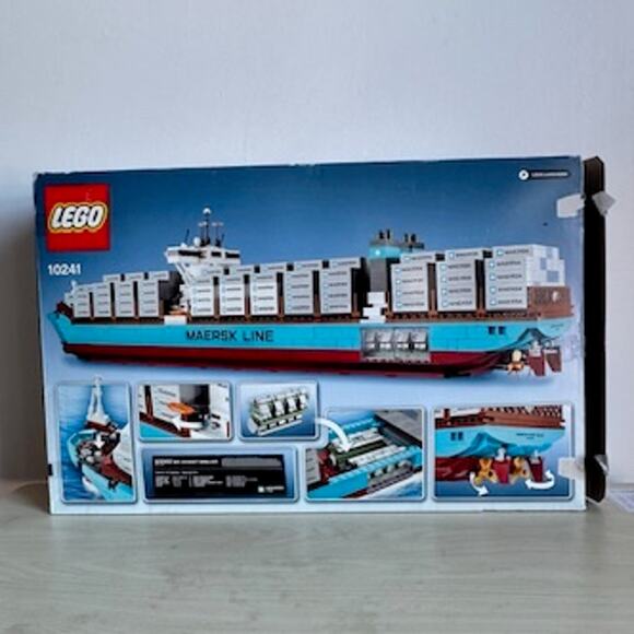 New LEGO Rare Retired Creator 10241 Maersk Line Triple-E Container Ship - Picture 4 of 11